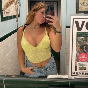 Yellow Lace Summer/Spring Top